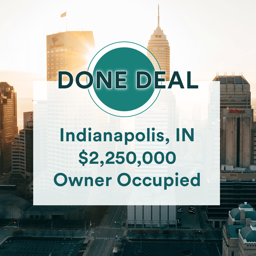 Owner occupied done deal in Indianapolis, IN - $2,250,000