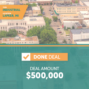 Done Deal, Industrial, Lapeer, MI - $500,000