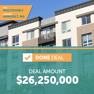 Multifamily - AMHURST, Massachusetts. $26,250,000 Done Deal