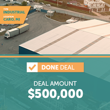 Industrial - CARO, Michigan. $500,000 Done Deal