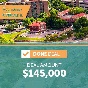 Multifamily - Riverdale, Illinois. $1,45,000 Done Deal
